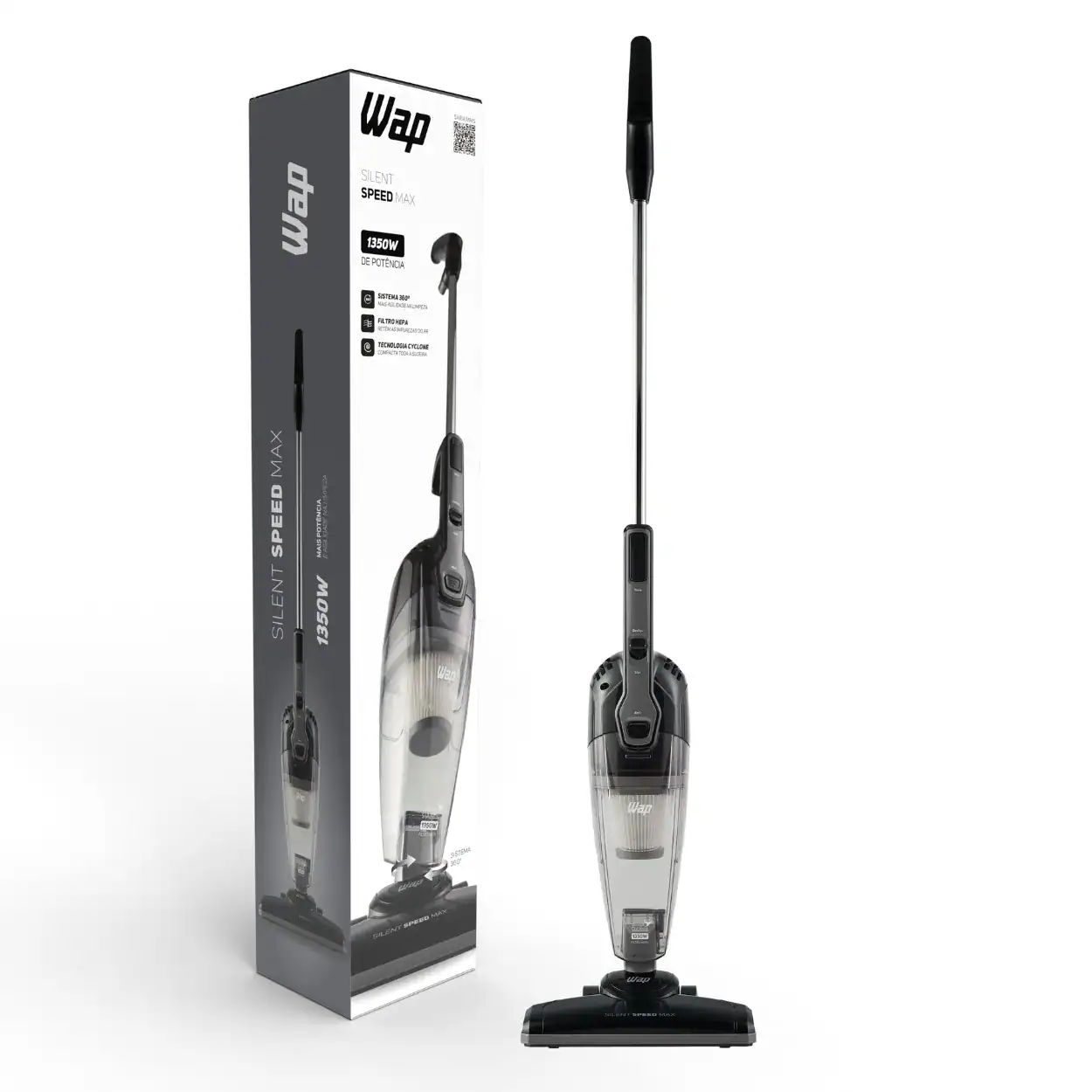 aspirador vertical WAP Silent Speed Max 1350W